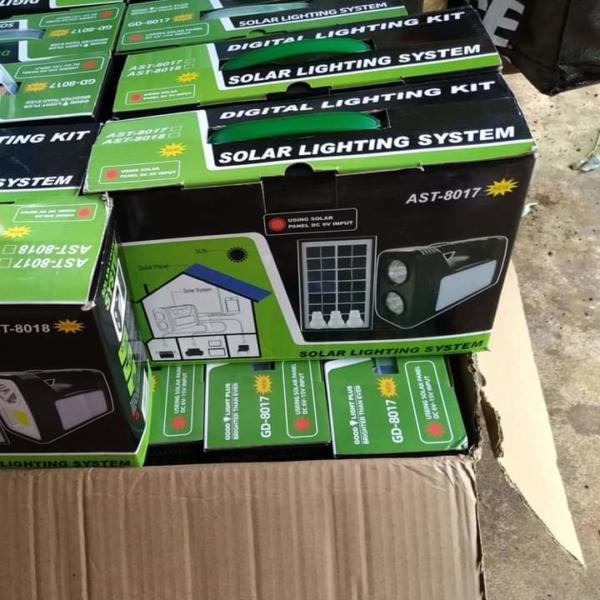 Solar lights was distributed 