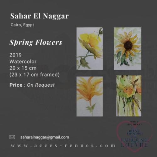 SAHAR EL NAGGAR - SPRING FLOWERS - YELLOW